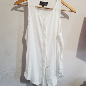 Pearl white PJK tank top